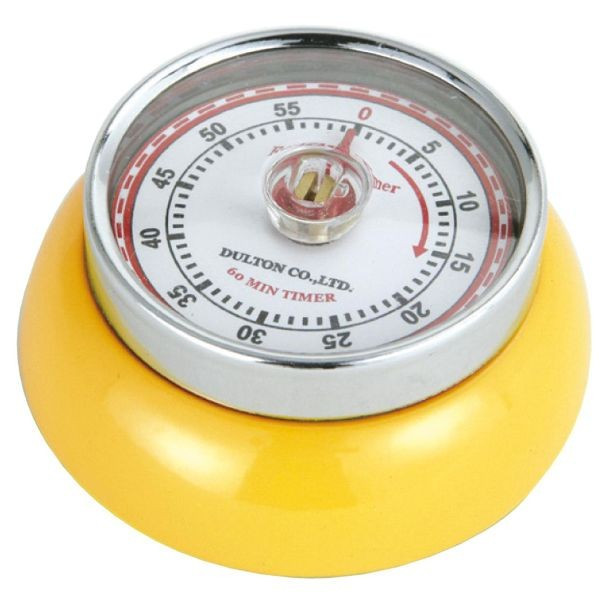 Speed. Minuteur rétro jaune - Kuchenprofi-cilio