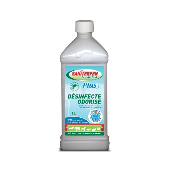 Saniterpen plus. Désinfectant, Bactéricide, Fongicide 1L - Action Pin | Art. 3325740040770 - vue 2