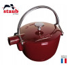 Théière - bouilloire fonte 1,15L grenadine - Staub