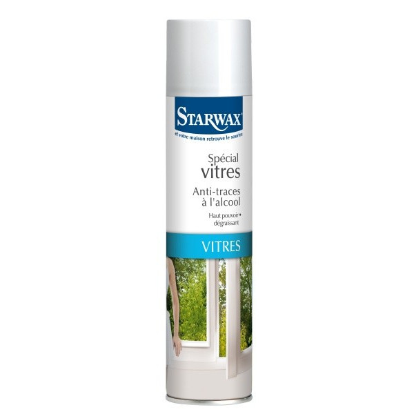 Spécial Vitres - Anti-Traces à l'Alcool Spray Aérosol 400 mL - Starwax | 3365000005224