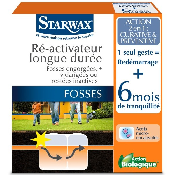 Réactivateur longue durée Fosses septiques - Starwax | Art. 3365000006399