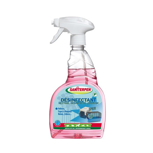 Nettoyant, Désinfectant, Odorisant l’environnement de vos animau