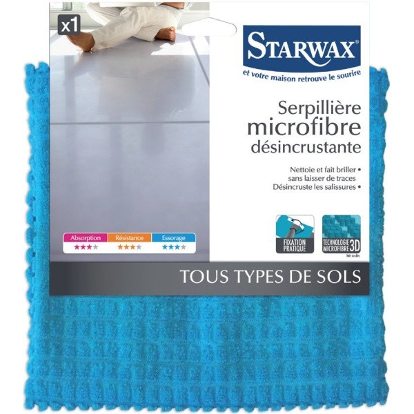 Gant Microfibre Biface STARWAX - Pour Nettoyage Sec Ou Humide Sans Rayer