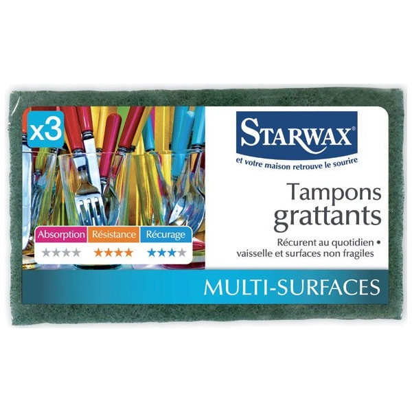 Tampons grattants (par 3) - Starwax