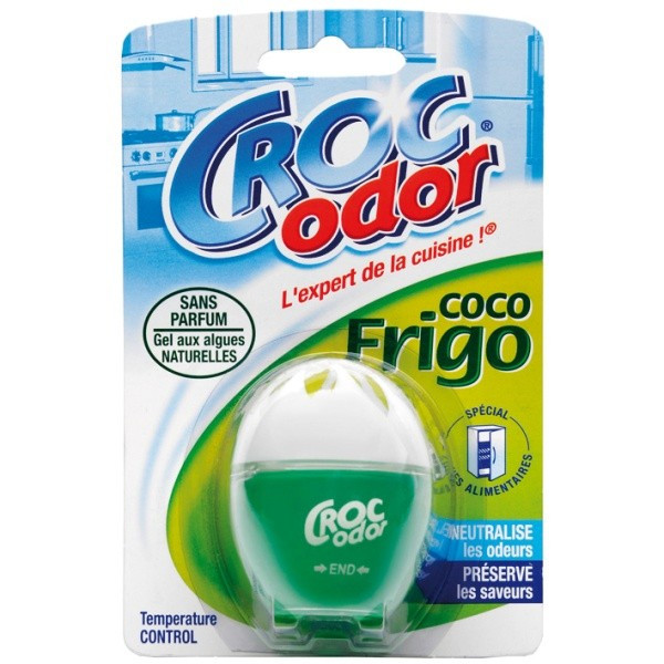 Croc Odor. Neutralisateur d'odeur frigo standard 33 gr - Eau Eca
