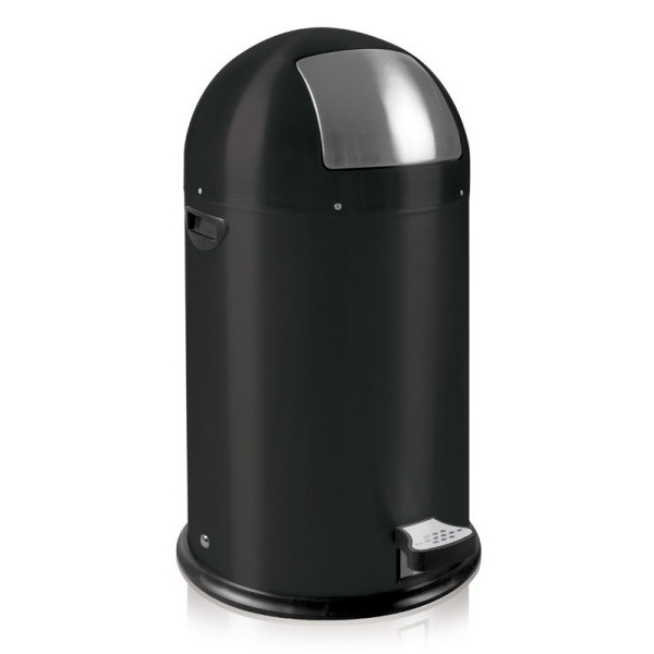 Poubelle à pédale Kickcan Bin 33L noire mat - Eko | Art. 8713631052004
