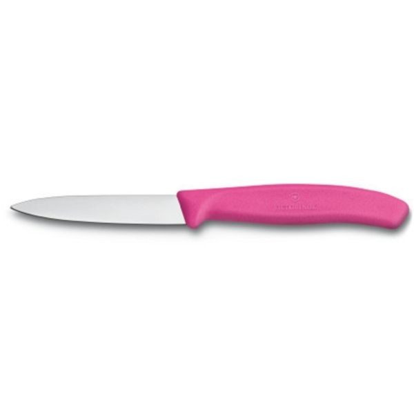 Couteau d'Office éplucheur 8 cm rose - Victorinox 