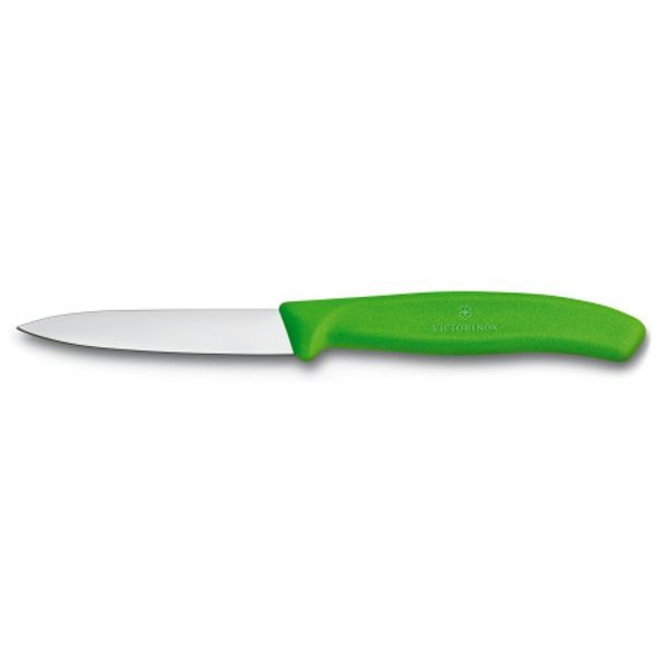 Couteau d'Office éplucheur 8 cm vert - Victorinox 
