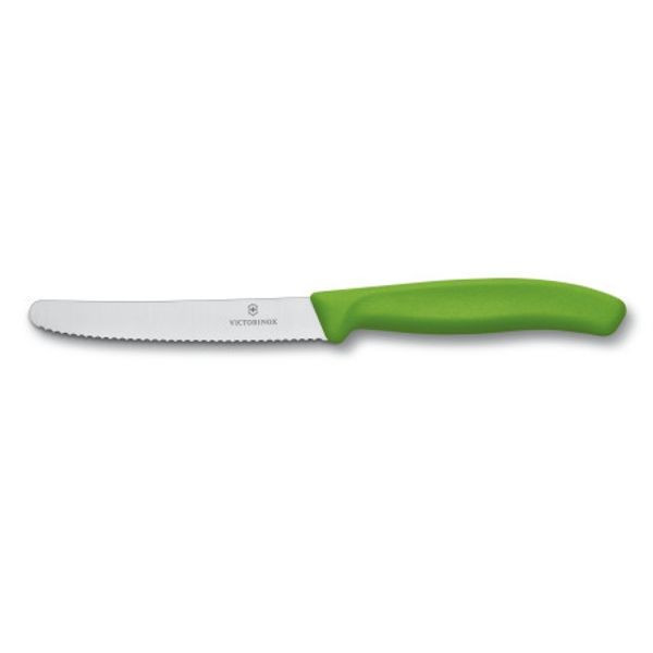 Couteau à Tomates 10 cm (par 2) vert - Victorinox 