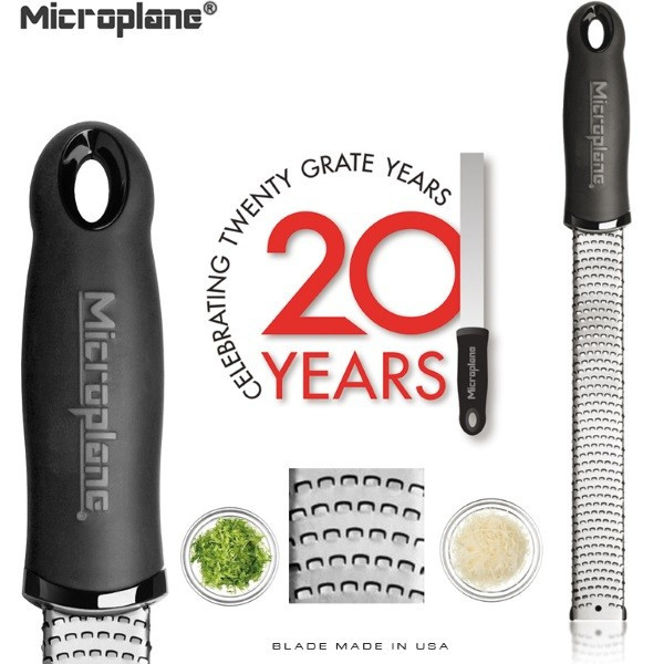 Premium. Râpe fines, manche noir - Microplane
