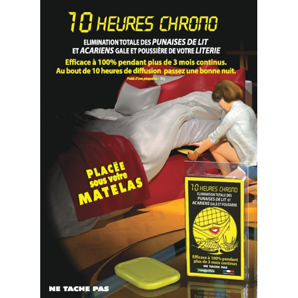 Plaquette anti-punaises de lits et acariens - Tranquilléo | Art. 3770000940022 - vue 2