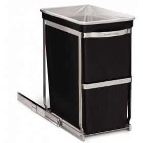 Poubelle de placard coulissante 30L - Simplehuman | Art. 0838810001760 - vue 1