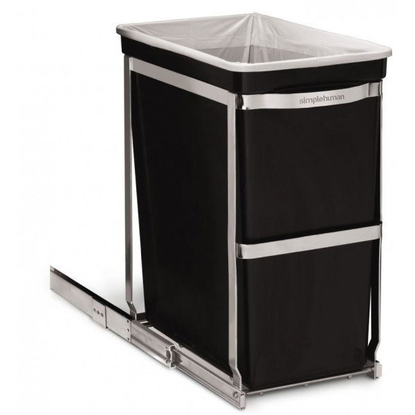 Poubelle de placard coulissante 30L - Simplehuman | Art. 0838810001760 - vue 1