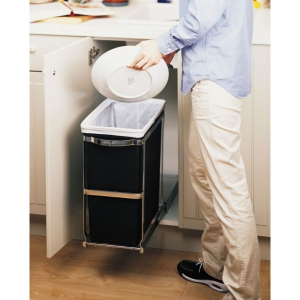 Poubelle de placard coulissante 30L - Simplehuman | Art. 0838810001760 - vue 2