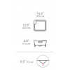 Egouttoir compact plastic - Simplehuman