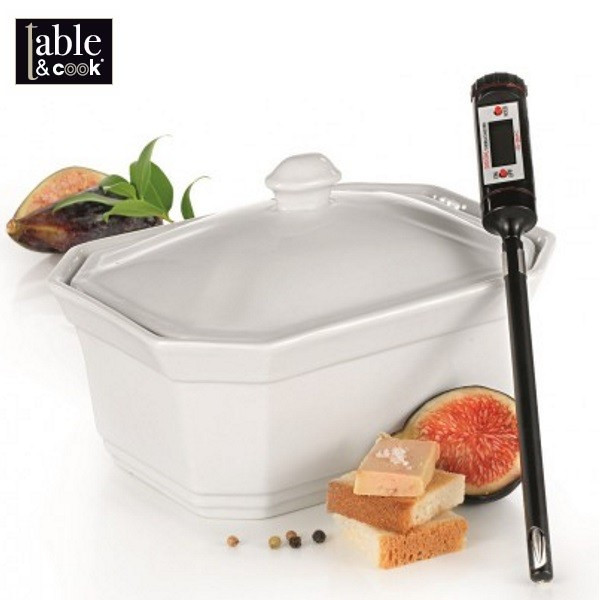 Table & Cook. Coffret terrine 600 g + thermomètre - Maison à viv