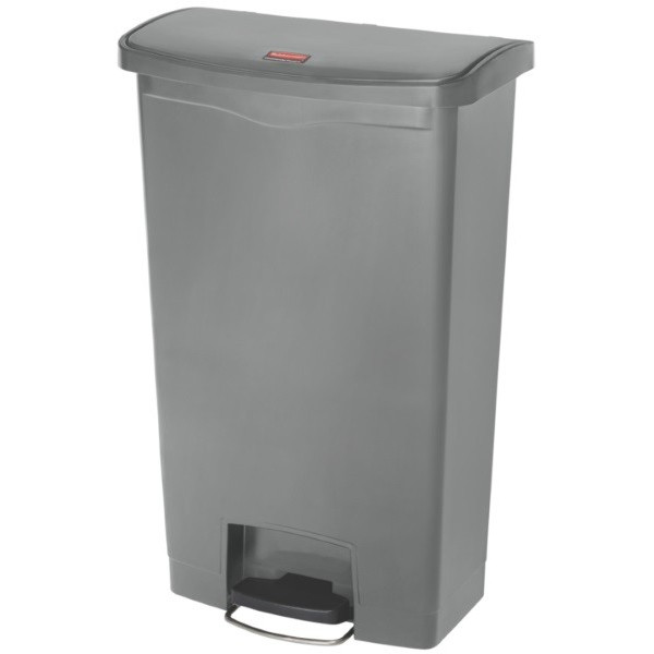 Slim Jim Step On. Poubelle à pédale de 68L, gris - rubbermaid