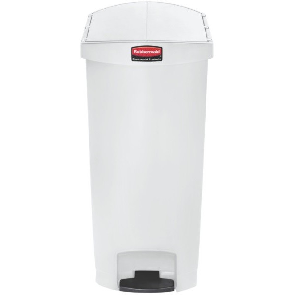 Slim Jim Step On. Poubelle étroite de 68L, blanc - Rubbermaid