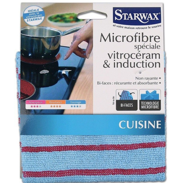 Microfibre spéciale Vitrocéram & induction - Starwax