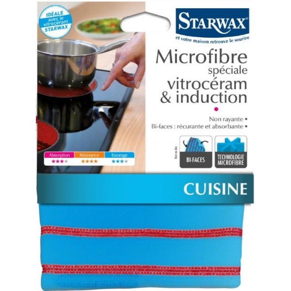 Microfibre spéciale Vitrocéram & induction - Starwax