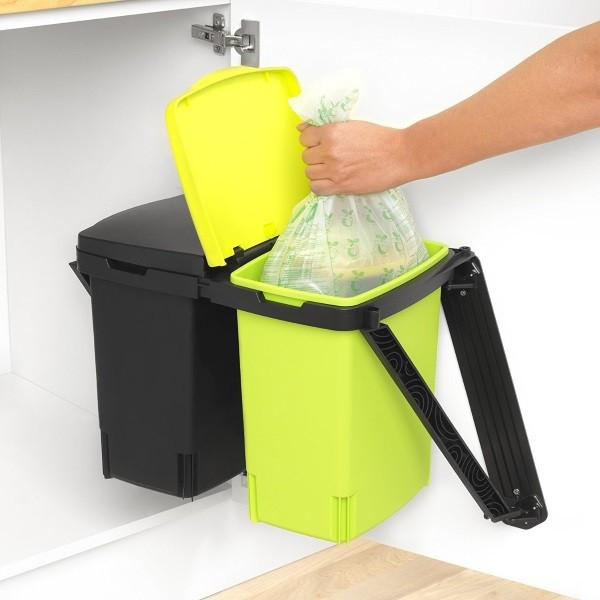 Rouleau de 10 sacs poubelle Biodégradable 10L (K) - Brabantia