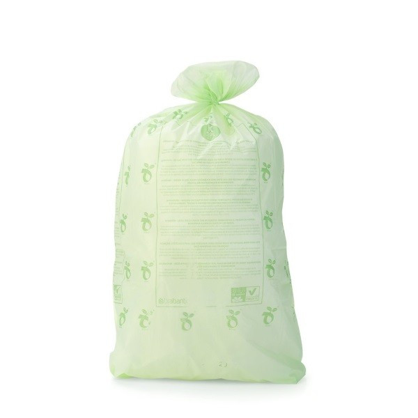 Rouleau de 10 sacs poubelle Biodégradable 10L (K) - Brabantia