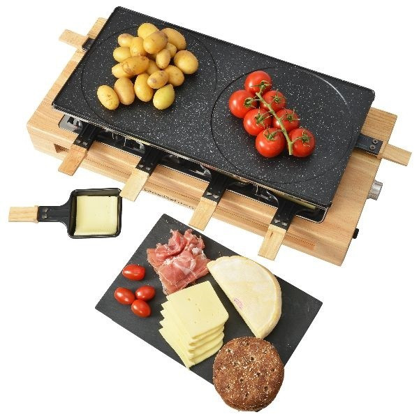 Wood. Appareil à raclette Grill & Crêpes, 8 personnes - Kitchen 