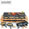 Wood. Appareil à raclette Grill & Crêpes, 8 personnes - Kitchen 