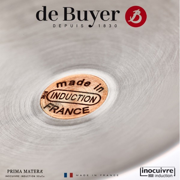 Prima Matera. Poêle en cuivre induction de 20 à 32 cm - De Buyer