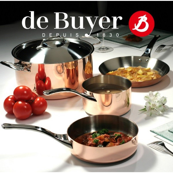 Prima Matera. Poêle en cuivre induction de 20 à 32 cm - De Buyer