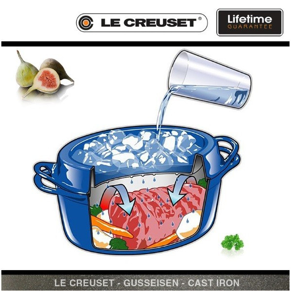 Doufeu. Cocotte ovale en fonte - Le Creuset (Vue 1)