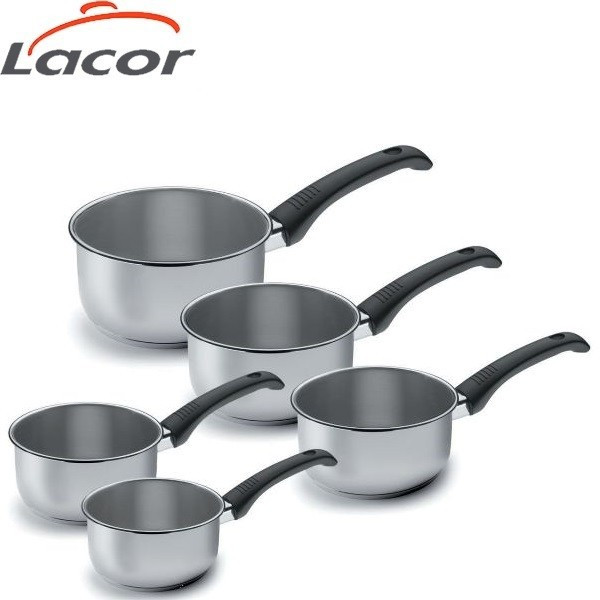 Studio. Lot de 5 casseroles inox 12 à 20 cm - Lacor