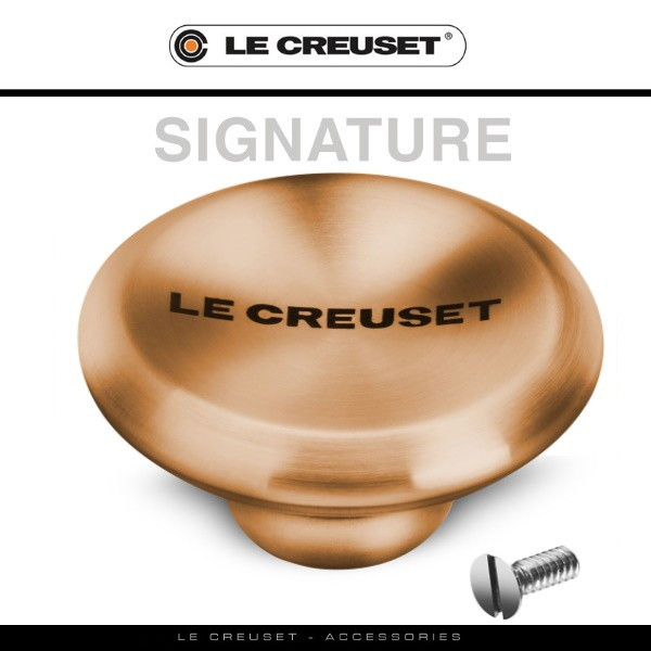 Bouton de couvercle Signature Cuivre - Le Creuset