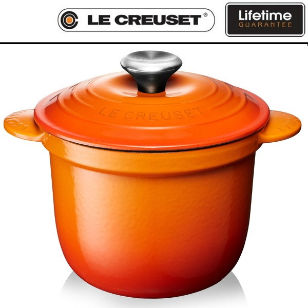 Every. Cocotte à riz 18 cm - 2L Orange - Le Creuset