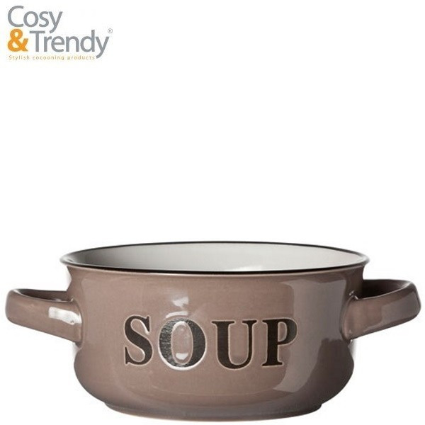 Soup. Bol à soupe 47 cL marron - Cosy Trendy