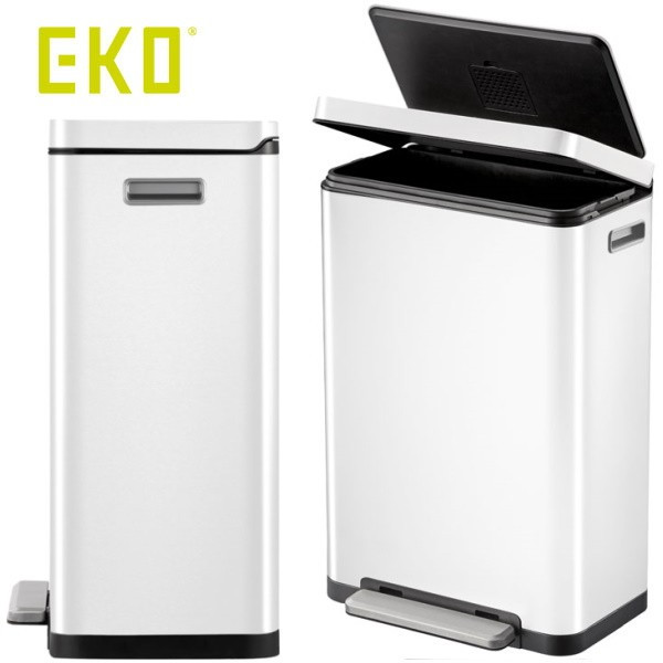 X-Cube. Poubelle à pédale 30L Blanc EKO