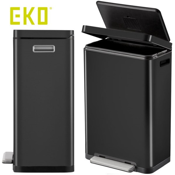X-Cube. Poubelle à pédale 30L Noir - EKO