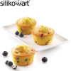 Classic. Moule 6 muffins par 6,9 x 3,5 cm - Terracotta - Silikom