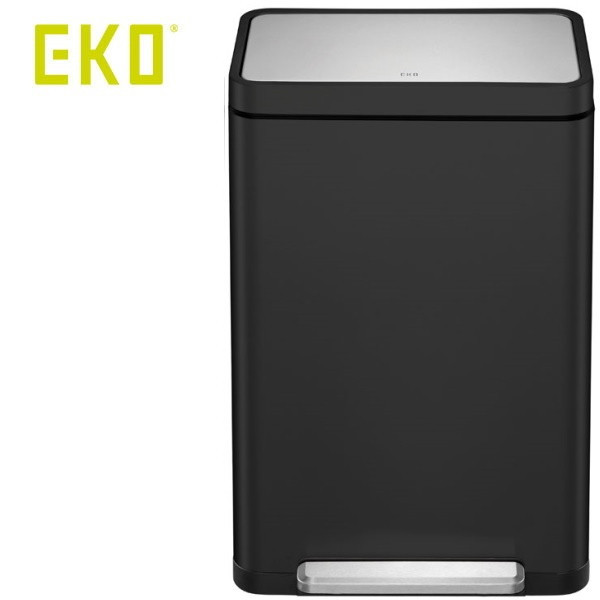 X-Cube. Poubelle à pédale 45L (43,3x33,4x 65,2 cm) noir - EKO