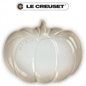 Assiette citrouille en grès - (Vue 1 Moyen meringue) - Le Creuse