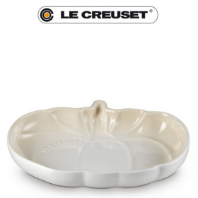 Assiette citrouille en grès - (Vue 2 Moyen meringue) - Le Creuse
