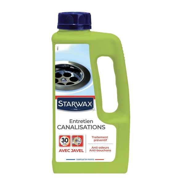 Entretien canalisations avec Javel - Starwax
