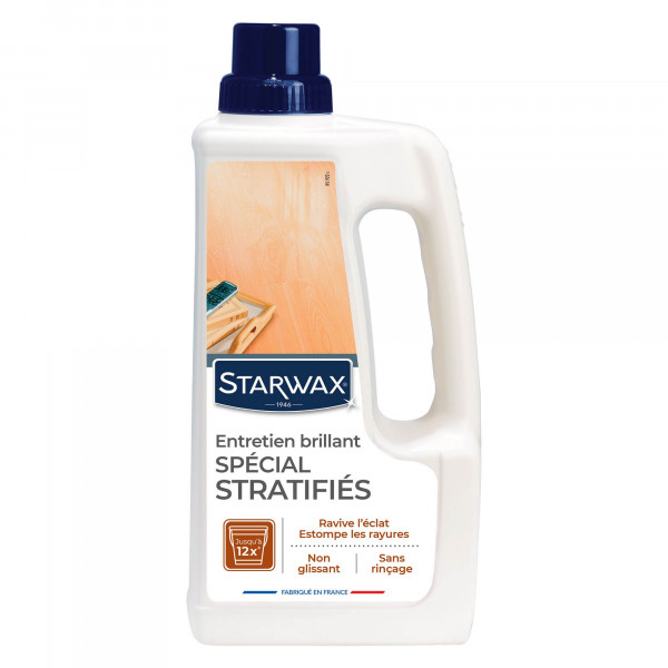 Parquet stratifié. Entretien brillant - Starwax