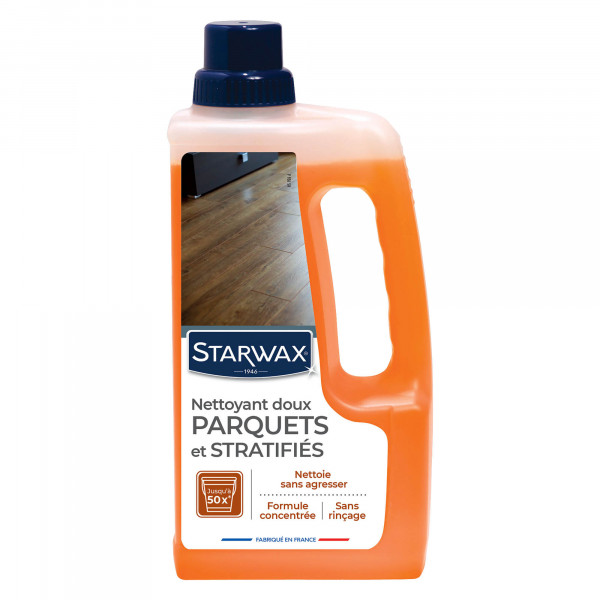 Parquet stratifié. Nettoyant doux - Starwax