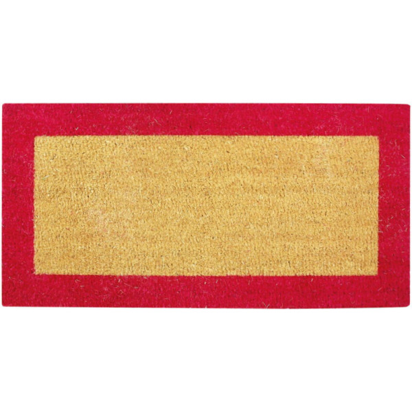 Tapis coco Bordé Rouge - BTB Tapis Benoit