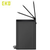 Poubelle à pédale tri sélectif Essential 20+9 L, EKO noir  (Vue 3)