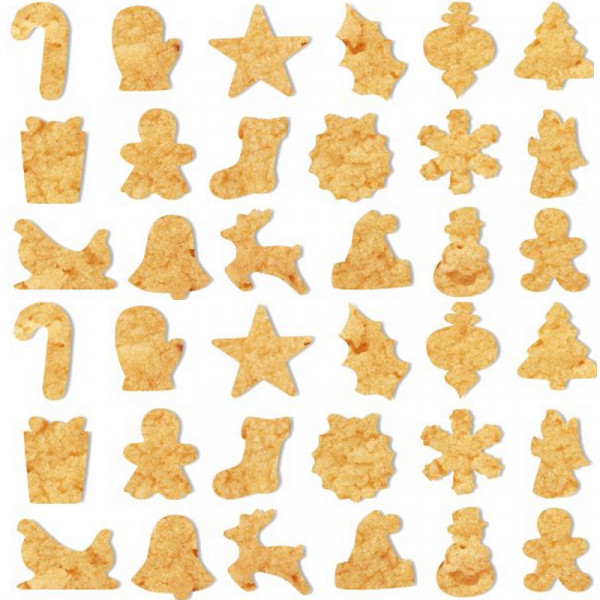 Seau de 18 emporte-pièces "Noël" - Scrapcooking