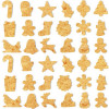 Seau de 18 emporte-pièces "Noël" - Scrapcooking