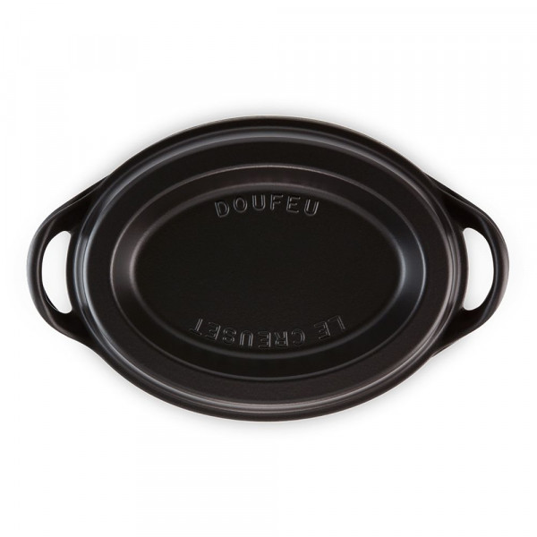 Doufeu. Cocotte ovale en fonte noir mat - Le Creuset (Vue 2)