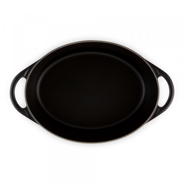 Doufeu. Cocotte ovale en fonte noir mat - Le Creuset (Vue 3)